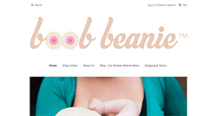 Desktop Screenshot of boobbeanie.com